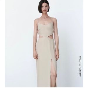 Zara cut out dress. NWT